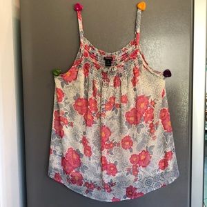 Torrid spaghetti strapped lined blouse size 2X.